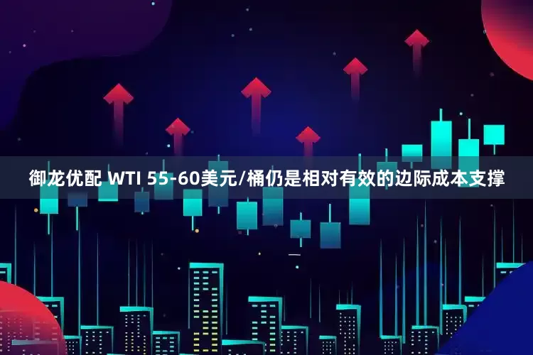 御龙优配 WTI 55-60美元/桶仍是相对有效的边际成本支撑